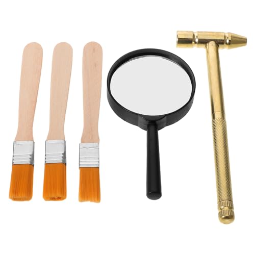 BESPORTBLE 1 Set Edelstein-Ausgrabungsset für Kinder, archäologische Ausgrabungsspielzeug, Werkzeuge, Edelstein-Ausgrabungswerkzeuge, Hammer, Meißel, Bürste, Lupenset für Kinder, BESPORTBLE 1 Set Edelstein-Ausgrabungsset für Kinder, archäologische Ausgrabungsspielzeug, Werkzeuge, Edelstein-Ausgrabungswerkzeuge, Hammer, Meißel, Bürste, Lupenset für Kinder, von BESPORTBLE
