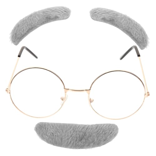 BESPORTBLE 1 Set Fake Bart Set Schnurrbart Zum Aufkleben Zubehör Für Kostüm Für Alte Männer Kostüm Für Alte Menschen Falscher Schnurrbart Für Alte Männer Brille Opa Zum Aufkleben BESPORTBLE 1 Set Fake Bart Set Schnurrbart Zum Aufkleben Zubehör Für Kostüm Für Alte Männer Kostüm Für Alte Menschen Falscher Schnurrbart Für Alte Männer Brille Opa Zum Aufkleben von BESPORTBLE