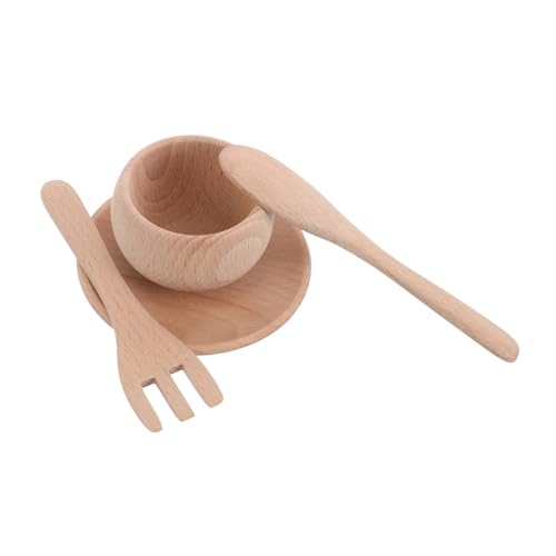 BESPORTBLE 1 Set Holz-spielküchenset Für Kinder, Mini-kochutensilien Und Geschirr, Holzgabel Und -löffel Für Kleinkinder, Rollenspiele in Der Küche, Im Restaurant Oder Im Supermarkt BESPORTBLE 1 Set Holz-spielküchenset Für Kinder, Mini-kochutensilien Und Geschirr, Holzgabel Und -löffel Für Kleinkinder, Rollenspiele in Der Küche, Im Restaurant Oder Im Supermarkt von BESPORTBLE