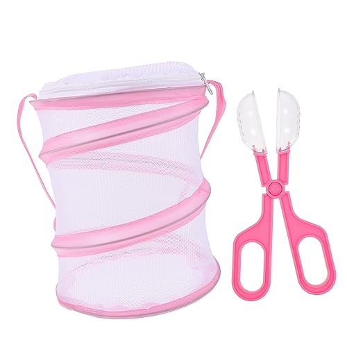 BESPORTBLE 1 Set Käfig Und Schmetterling Lebensraum Käfig Spinne Container Wespe Schmetterlinge Web Fenster Outdoor Mesh Tuch Rosa BESPORTBLE 1 Set Käfig Und Schmetterling Lebensraum Käfig Spinne Container Wespe Schmetterlinge Web Fenster Outdoor Mesh Tuch Rosa von BESPORTBLE
