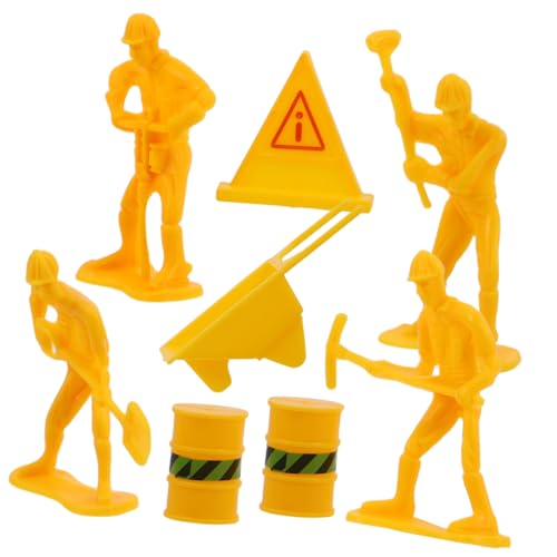 BESPORTBLE 1 Set Konstruierte Kuchendekorations Simulationsarbeitermodelle Miniatur Requisiten Menschenmodelle Arbeiterfigur Realistische Menschenfigur Mini Bauarbeiterfigur von BESPORTBLE