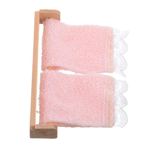 BESPORTBLE 1 Set Miniatur-Badezimmer-handtuchhalter Und Handtuch Für Puppenhäuser, Spielhaus-zubehör, Badezimmer- Für Puppenhäuser Zur Sammlerausstellung BESPORTBLE 1 Set Miniatur-Badezimmer-handtuchhalter Und Handtuch Für Puppenhäuser, Spielhaus-zubehör, Badezimmer- Für Puppenhäuser Zur Sammlerausstellung von BESPORTBLE