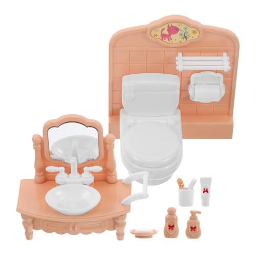 BESPORTBLE 1 Set Miniatur Dollhouse Möbel Set Dollhouse Badezimmerdekor Mit Kleine Möbel Und Accessoires Für Fotografie -Requisiten BESPORTBLE 1 Set Miniatur Dollhouse Möbel Set Dollhouse Badezimmerdekor Mit Kleine Möbel Und Accessoires Für Fotografie -Requisiten von BESPORTBLE