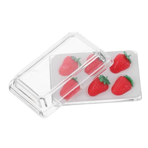 BESPORTBLE 1 Set Miniatur Food Realistic Erdbeeren Requise Für Dollhouse Kitchen -Spiel Set Und Dekorative Künstliche Früchte Für DIY -handwerks von BESPORTBLE