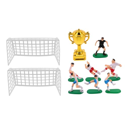 BESPORTBLE 1 Set Miniatur-trophäenmodell, Winzige Fußballspieler, Miniatur-trophäe, Kleines Tornetz Für Puppenhaus-fußball-Themen-kuchendekoration, Puppenhaus-trophäe BESPORTBLE 1 Set Miniatur-trophäenmodell, Winzige Fußballspieler, Miniatur-trophäe, Kleines Tornetz Für Puppenhaus-fußball-Themen-kuchendekoration, Puppenhaus-trophäe von BESPORTBLE