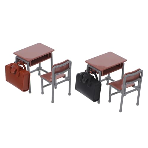 BESPORTBLE 1 Set Puppenhausstuhl: Miniatur-klassenzimmermöbel – Mini-schreibtischstuhl-Rucksack-Spielzeug – Handgefertigtes Mini-schulmaterial Für Puppenhaus-dekorationssammler BESPORTBLE 1 Set Puppenhausstuhl: Miniatur-klassenzimmermöbel – Mini-schreibtischstuhl-Rucksack-Spielzeug – Handgefertigtes Mini-schulmaterial Für Puppenhaus-dekorationssammler von BESPORTBLE