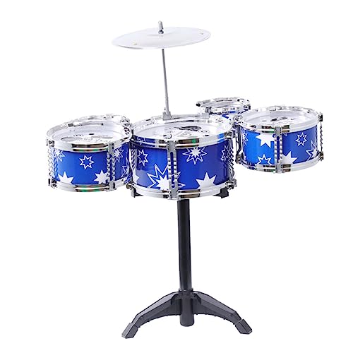 BESPORTBLE 1 Set Schlagzeug Musikspielzeug Musikinstrumente Kinderspielzeug Musiktrommel Musikspielzeug Pädagogisches Trommelspielzeug Kleinkind Musikspielzeug Edelstahl von BESPORTBLE