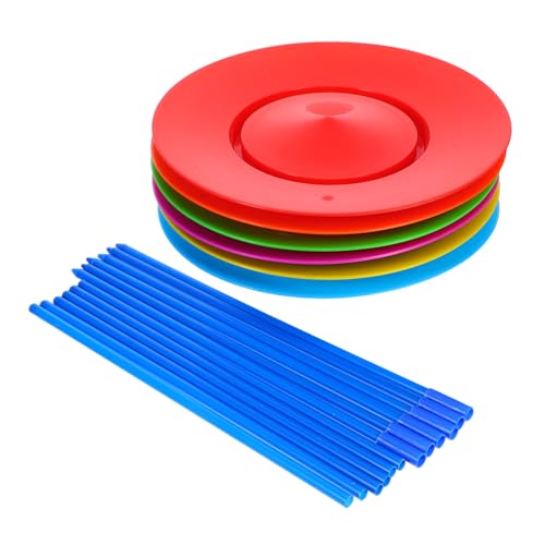 BESPORTBLE 1 Set Spinning Plate Mit Stick Jonglierrequisiten Geburtstagsspielzeug Für Kinder Mädchen Hobby Erwachsene Junge Zirkus Performance Equipment Party Favor BESPORTBLE 1 Set Spinning Plate Mit Stick Jonglierrequisiten Geburtstagsspielzeug Für Kinder Mädchen Hobby Erwachsene Junge Zirkus Performance Equipment Party Favor von BESPORTBLE