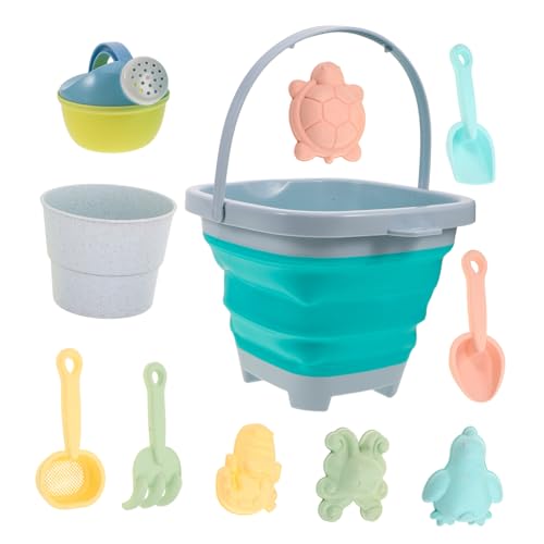 BESPORTBLE 1 Set Zusammenklappbares Strandspielzeug-Set Für Kinder, 11-teiliges Sandwerkzeug Mit Faltbarem Eimer, Schaufeln Und Rechen Für Den Strand, Sommerurlaub Und Zum Spielen Im Freien BESPORTBLE 1 Set Zusammenklappbares Strandspielzeug-Set Für Kinder, 11-teiliges Sandwerkzeug Mit Faltbarem Eimer, Schaufeln Und Rechen Für Den Strand, Sommerurlaub Und Zum Spielen Im Freien von BESPORTBLE