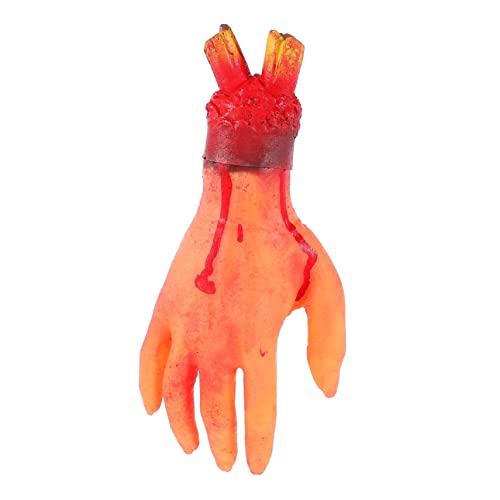 BESPORTBLE 1 Stück Blutige Hand Requisite Kreatives Halloween für Gruselige Partys Realistische Kunsthand für Halloween Dekoration und Scherzartikel von BESPORTBLE