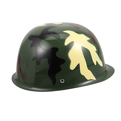BESPORTBLE 1 Stück Camouflage Kinderhelm aus Kunststoff Robuster Polizeihelm für Rollenspiele Halloween Accessoire Geeignet für Jahren von BESPORTBLE