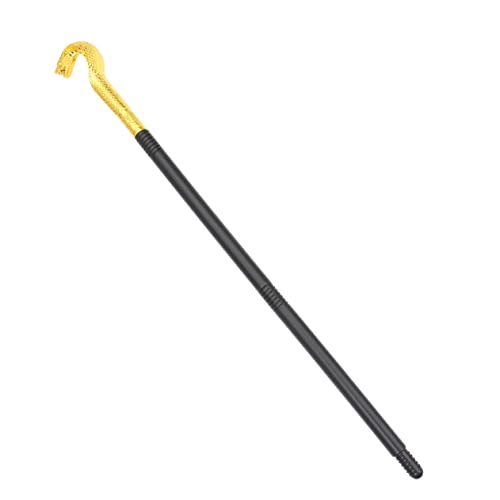 BESPORTBLE 1 Stück Colsplay Kostüm Requisit Schlange dreiteiliges Kostüme Halloween Party Halloween kinderparty Halloween-Requisitenstock dreiteiliger Zauberstab Golden von BESPORTBLE
