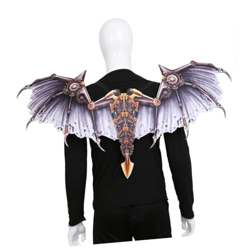 BESPORTBLE 1 Stück Cosplay-Party-Flügel Halloween Kostüme drachenflügel Karnevalsflügel faltbare Partyflügel Silver BESPORTBLE 1 Stück Cosplay-Party-Flügel Halloween Kostüme drachenflügel Karnevalsflügel faltbare Partyflügel Silver von BESPORTBLE