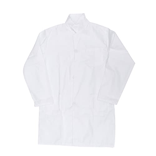 BESPORTBLE 1 Stück Laborkittel Laborkittel Kinderkleidung Kleinkinder Tierarztkittel Student Arzt Kostüm Kinderkostüme Kleines Kleid Kindermantel Arzt Cosplay Uniform Weiß von BESPORTBLE