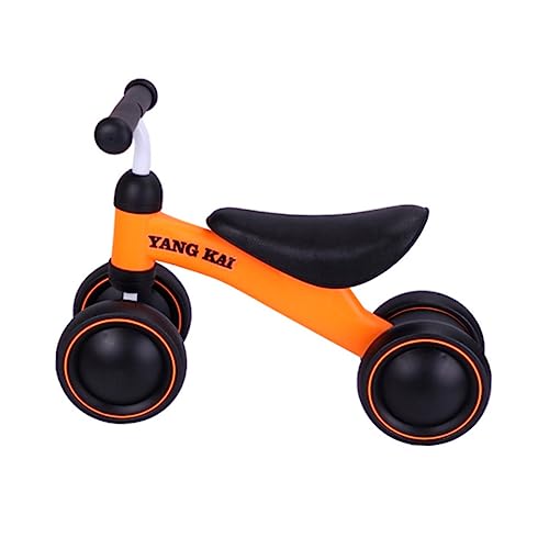 BESPORTBLE 1 Stück Rad Scooter Walker ohne Fußpedal Orange Fördert Koordination und Reaktion Langlebig für Kleinkinder von BESPORTBLE