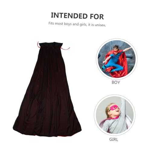 BESPORTBLE 1.4M Halloween Doppelseitiger Umhang Für Verstellbarer Kostümumhang Rot Für Cosplay Partys Halloween Für Jungen von BESPORTBLE