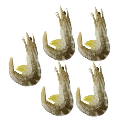 BESPORTBLE 10 . Teiliges Realistisches Garnelenmodell aus Hochwertigem Material Langlebige Deko für Fotoaufnahmen Kinderspielzeug und Restaurantdekoration Lebensechte Imitation für Food BESPORTBLE 10 . Teiliges Realistisches Garnelenmodell aus Hochwertigem Material Langlebige Deko für Fotoaufnahmen Kinderspielzeug und Restaurantdekoration Lebensechte Imitation für Food von BESPORTBLE