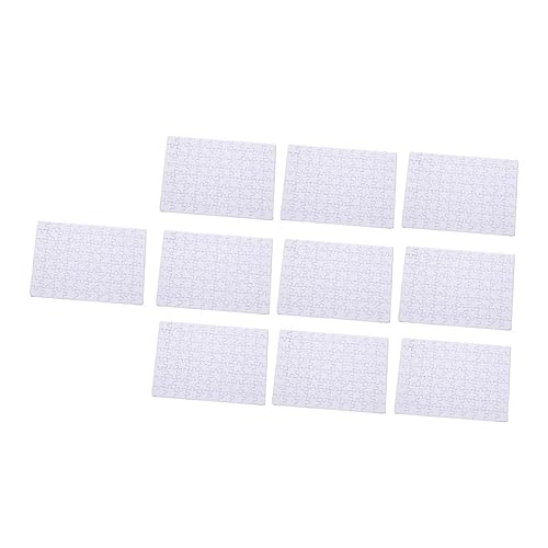 BESPORTBLE 10 Blatt Teiliges Blanko Sublimations Puzzle Bedruckbares Jigsaw Puzzle aus Hochwertigem Grifffreundlichem Material für DIY Sublimation mit Heat Press Fördert Konzentration und BESPORTBLE 10 Blatt Teiliges Blanko Sublimations Puzzle Bedruckbares Jigsaw Puzzle aus Hochwertigem Grifffreundlichem Material für DIY Sublimation mit Heat Press Fördert Konzentration und von BESPORTBLE