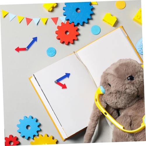 BESPORTBLE 10 Sätze Teiliges Kunststoff Uhrzeiger für Drehbare Lernzeiger Stunde und Wiederverwendbare Verschleißfeste Zeiger für Zeitunterricht und DIY Uhrdekorationen von BESPORTBLE