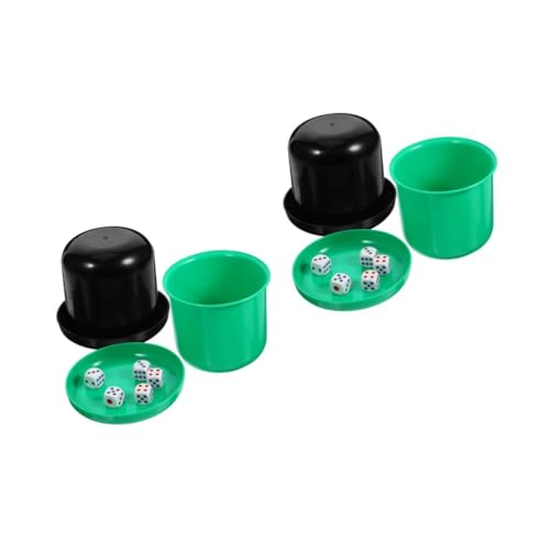 BESPORTBLE 10 Stck. Teiliges Würfelbecher Set mit Bunten Spielwürfeln Dickwandige Shaker mit Stabilem Boden Ergonomisches Design für Bar und Party Langlebiger Abs für und BESPORTBLE 10 Stck. Teiliges Würfelbecher Set mit Bunten Spielwürfeln Dickwandige Shaker mit Stabilem Boden Ergonomisches Design für Bar und Party Langlebiger Abs für und von BESPORTBLE