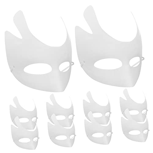 BESPORTBLE 10 Stück Diy Masquerade Masken Blanko Papiermasken zum Malen für Erwachsene für Halloween Partys und Kreative Bastelprojekte BESPORTBLE 10 Stück Diy Masquerade Masken Blanko Papiermasken zum Malen für Erwachsene für Halloween Partys und Kreative Bastelprojekte von BESPORTBLE