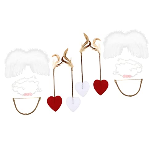 BESPORTBLE 10 Stück -Fotoshooting -Requisiten Cupid Fotoshooting Zubehör Engelskostüm für Jungen Amor Kostüm für Mädchen Requisiten für die Babyfotografie Amor Kostüm für Jungen Stoff von BESPORTBLE