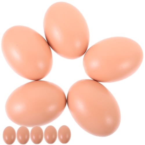 BESPORTBLE 10 Stück Holz Eier Dekoration Künstliche Eier für Ostern DIY Bastelbedarf Glatte und Bemalbare Realistische Nachbildung für Partys BESPORTBLE 10 Stück Holz Eier Dekoration Künstliche Eier für Ostern DIY Bastelbedarf Glatte und Bemalbare Realistische Nachbildung für Partys von BESPORTBLE