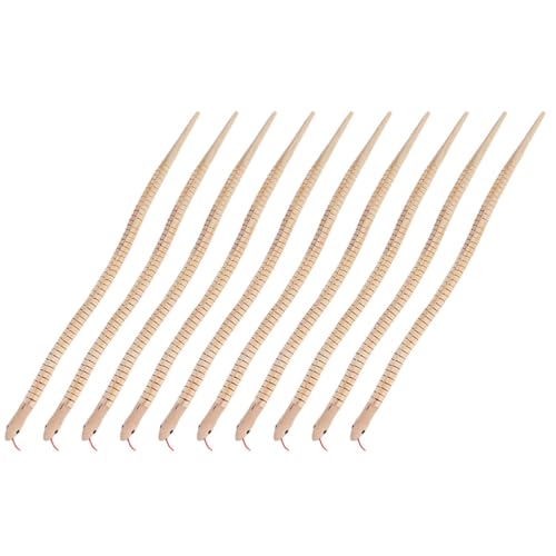 BESPORTBLE 10 Stück Holzschlangen Malbare Leere Holzschlangen Modelle für Kreative Bastelprojekte und Lernspielzeug für Themenpartys BESPORTBLE 10 Stück Holzschlangen Malbare Leere Holzschlangen Modelle für Kreative Bastelprojekte und Lernspielzeug für Themenpartys von BESPORTBLE