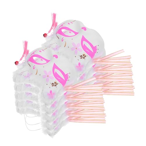 BESPORTBLE 10 Stück Japanische Fuchsmaske mit Led-leuchte Halbes Gesicht Leichter Atmungsaktiver Karnevalsfuchsmaske für Halloween Karneval und Kostümpartys Batteriefrei BESPORTBLE 10 Stück Japanische Fuchsmaske mit Led-leuchte Halbes Gesicht Leichter Atmungsaktiver Karnevalsfuchsmaske für Halloween Karneval und Kostümpartys Batteriefrei von BESPORTBLE