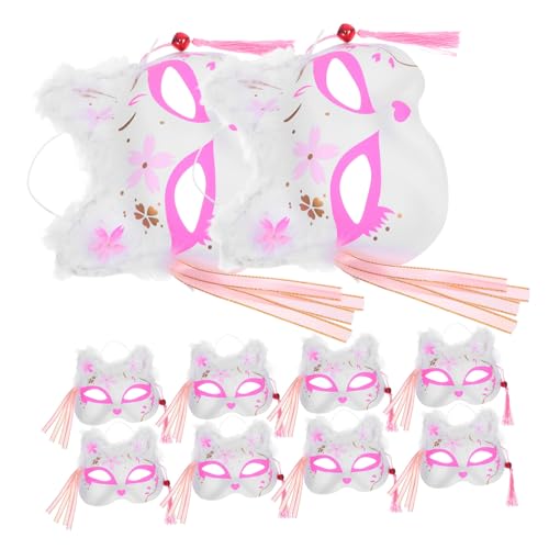 BESPORTBLE 10 Stück Leuchtende Fuchsmasken für Erwachsene Halbgesichts-masken mit Led-lichtern und Plüsch-design Atmungsaktiv Leicht für Karneval Cosplay Halloween und Kostümpartys BESPORTBLE 10 Stück Leuchtende Fuchsmasken für Erwachsene Halbgesichts-masken mit Led-lichtern und Plüsch-design Atmungsaktiv Leicht für Karneval Cosplay Halloween und Kostümpartys von BESPORTBLE