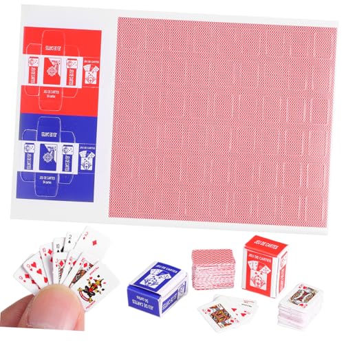 BESPORTBLE 10 Stück Maßstab Puppenhaus Zubehör Realistische Mini Spielkarten Dekoration für und Puppenhaus Spiel BESPORTBLE 10 Stück Maßstab Puppenhaus Zubehör Realistische Mini Spielkarten Dekoration für und Puppenhaus Spiel von BESPORTBLE