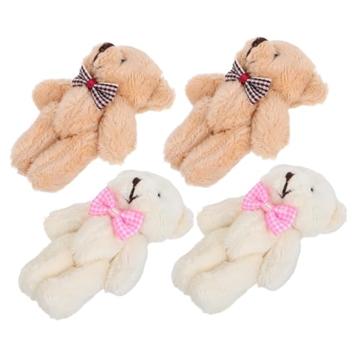 BESPORTBLE 10 Stück Mini Plüschbär Teiliges mit Fliegen und Schlüsselanhänger Niedliche Miniatur Stofftiere für Taschen Handys und für Kreative DIY Projekte BESPORTBLE 10 Stück Mini Plüschbär Teiliges mit Fliegen und Schlüsselanhänger Niedliche Miniatur Stofftiere für Taschen Handys und für Kreative DIY Projekte von BESPORTBLE