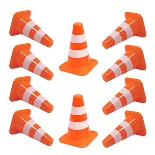 BESPORTBLE 10 Stück Mini Verkehrshütchen Robuste Pylonen für Miniaturmodelle Spielzeughäuser und Verkehrserziehung Leicht und Langlebig BESPORTBLE 10 Stück Mini Verkehrshütchen Robuste Pylonen für Miniaturmodelle Spielzeughäuser und Verkehrserziehung Leicht und Langlebig von BESPORTBLE