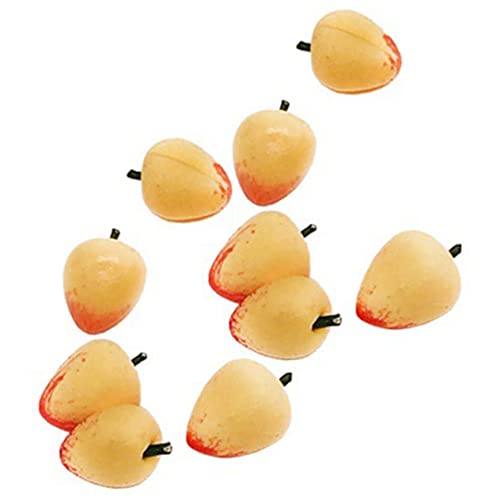 BESPORTBLE 10 Stück Miniatur Künstliche Gelbe Teiliges Realistische Dekoration für Puppenhäuser Köstliche Obstmodelle für Haus und Garten Hochwertiges Design und Langlebigkeit von BESPORTBLE