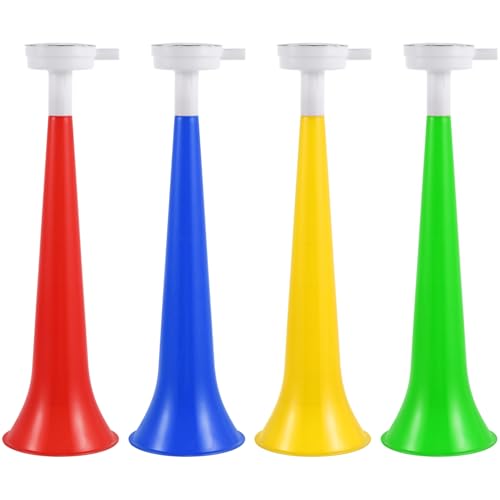 BESPORTBLE 10 Stück Plastikhornspielzeug Jubelnde Requisiten Sportveranstaltungszubehör Requisiten Für Sport Jubeln Stadion Jubelwerkzeuge Kinderspielzeughörner Trompete Zufällige Farbe von BESPORTBLE