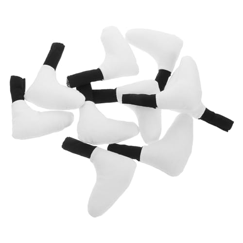 BESPORTBLE 10 Stück Plüschpuppenzubehör Gelenkpuppenfuß Puppe Kleiner Fuß Gefälschter Fuß DIY Puppenfuß Flexible Puppenfüße Handgemachte Puppe DIY Puppenzubereitungsmaterialien Baumwolle von BESPORTBLE