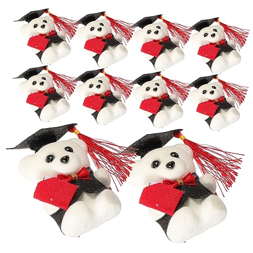 BESPORTBLE 10 Stück Teiliges Abschlussbären Sitzend mit Doktorhut Niedliche Abschluss Dekoration für Blumensträuße Sichere Materialien für Absolventen und Blumenarrangements BESPORTBLE 10 Stück Teiliges Abschlussbären Sitzend mit Doktorhut Niedliche Abschluss Dekoration für Blumensträuße Sichere Materialien für Absolventen und Blumenarrangements von BESPORTBLE