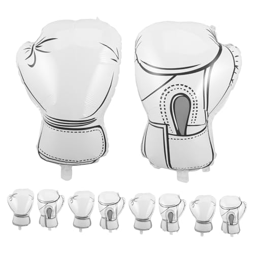 BESPORTBLE 10 Stück Teiliges Aufblasbare Weiße Boxhandschuh-ballons Einfache Installation Auffälliges Design Vielseitig für Indoor Outdoor-boxparty für Jungengeburtstag und BESPORTBLE 10 Stück Teiliges Aufblasbare Weiße Boxhandschuh-ballons Einfache Installation Auffälliges Design Vielseitig für Indoor Outdoor-boxparty für Jungengeburtstag und von BESPORTBLE