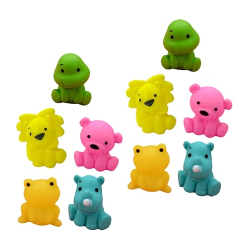 BESPORTBLE 10 Stück Teiliges Badespielzeug Cartoon Wasser Squeeze aus Langlebigem Vinyl Leicht und Kompakt Sicher für Junge Mädchen für Badewanne und Poolspaß von BESPORTBLE
