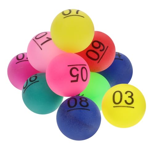 BESPORTBLE 10 Stück Teiliges Bunte Nummerierte Lotteriebälle Langlebige Spiel und Verlosungskugeln mit Klarer Zahlenprägung Leichte Wiederverwendbare Raffle Bälle für Party und Event BESPORTBLE 10 Stück Teiliges Bunte Nummerierte Lotteriebälle Langlebige Spiel und Verlosungskugeln mit Klarer Zahlenprägung Leichte Wiederverwendbare Raffle Bälle für Party und Event von BESPORTBLE