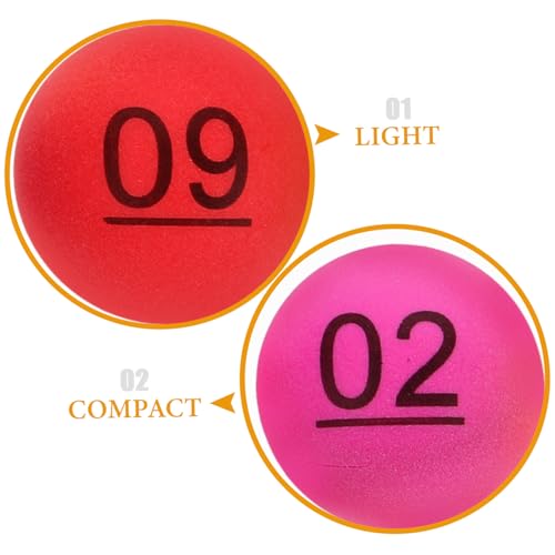 BESPORTBLE 10 Stück Teiliges Bunter Nummerierter Kunststoffbälle für Tombola und Verlosung Langlebig Leicht Praktische Zahlen für Partyspiele und Gewinnziehungen Zuhause Events BESPORTBLE 10 Stück Teiliges Bunter Nummerierter Kunststoffbälle für Tombola und Verlosung Langlebig Leicht Praktische Zahlen für Partyspiele und Gewinnziehungen Zuhause Events von BESPORTBLE