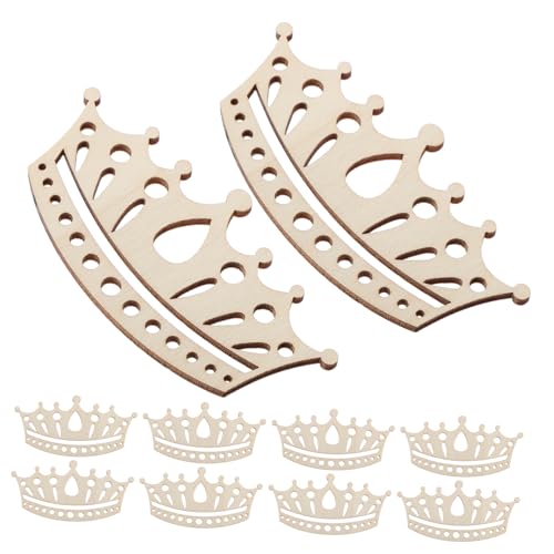 BESPORTBLE 10 Stück Teiliges DIY Holzkrone Bastelset für Kreatives Handspielzeug Vorstellungskraft und Geschicklichkeit für Partydekorationen und Schulaktivitäten BESPORTBLE 10 Stück Teiliges DIY Holzkrone Bastelset für Kreatives Handspielzeug Vorstellungskraft und Geschicklichkeit für Partydekorationen und Schulaktivitäten von BESPORTBLE