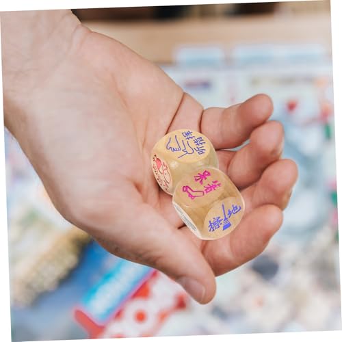 BESPORTBLE 10 Stück Teiliges Holz würfelset Bunte Spielwürfel Langlebig Sicher für Familien Spielabende Kinderlogik und Fantasie Fördern für Gesellschaftsspiele und Ktv Interaktion von BESPORTBLE