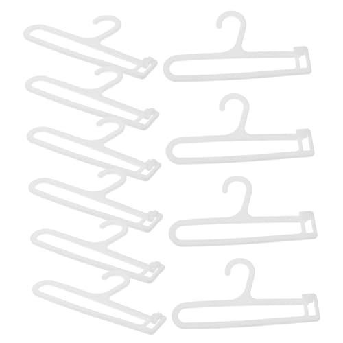 BESPORTBLE 10 Stück Teiliges Kunststoff Kleiderbügel für Kleine Puppen Langlebig und Formstabil Vielseitig für Bjd und Baumwollpuppenkleidung Platzsparend und Stilvoll für Puppen von BESPORTBLE