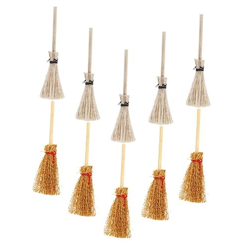 BESPORTBLE 10 Stück Teiliges Mini Besen Set für Puppenhaus Bunte Dekoration für Halloween und Spielzeugmöbel Zubehör für Miniatur Szenen und Kreative Gestaltung BESPORTBLE 10 Stück Teiliges Mini Besen Set für Puppenhaus Bunte Dekoration für Halloween und Spielzeugmöbel Zubehör für Miniatur Szenen und Kreative Gestaltung von BESPORTBLE