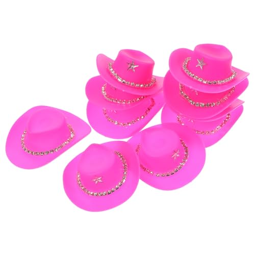 BESPORTBLE 10 Stück Teiliges Mini Cowboyhüte aus Zierliche Kleine Hüte Leicht und Robust für DIY Projekte Puppenhausdekoration Cowgirl Party Zubehör Filigrane Mini Hüte BESPORTBLE 10 Stück Teiliges Mini Cowboyhüte aus Zierliche Kleine Hüte Leicht und Robust für DIY Projekte Puppenhausdekoration Cowgirl Party Zubehör Filigrane Mini Hüte von BESPORTBLE