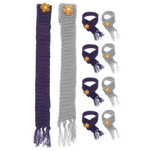 BESPORTBLE 10 Stück Teiliges Mini Strickschals für Puppen und Weinflaschen Anpassbare Wollaccessoires Dekoration für DIY Projekte und Partyschmuck und Langlebig BESPORTBLE 10 Stück Teiliges Mini Strickschals für Puppen und Weinflaschen Anpassbare Wollaccessoires Dekoration für DIY Projekte und Partyschmuck und Langlebig von BESPORTBLE