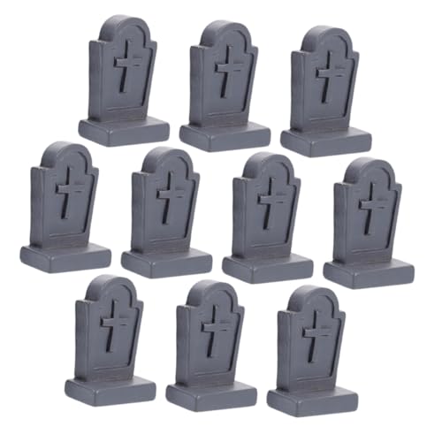BESPORTBLE 10 Stück Teiliges Miniatur Grabsteine aus Resin Handgefertigt Detailreiche Halloween Deko für Puppenhaus Vielseitig Einsetzbar als Gruselige Tisch und Regaldekoration BESPORTBLE 10 Stück Teiliges Miniatur Grabsteine aus Resin Handgefertigt Detailreiche Halloween Deko für Puppenhaus Vielseitig Einsetzbar als Gruselige Tisch und Regaldekoration von BESPORTBLE