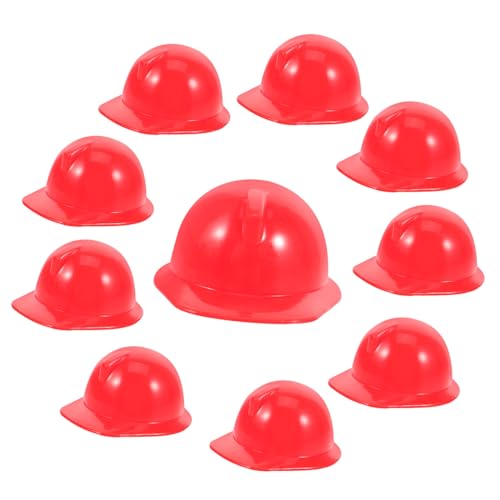 BESPORTBLE 10 Stück Teiliges Miniatur Spielzeughelm aus Stabilem Kunststoff Kleine Puppenhelme in Leuchtendem Rot Vielseitig als Puppendeko DIY Zubehör Robust und Sicher für Langanhaltenden BESPORTBLE 10 Stück Teiliges Miniatur Spielzeughelm aus Stabilem Kunststoff Kleine Puppenhelme in Leuchtendem Rot Vielseitig als Puppendeko DIY Zubehör Robust und Sicher für Langanhaltenden von BESPORTBLE