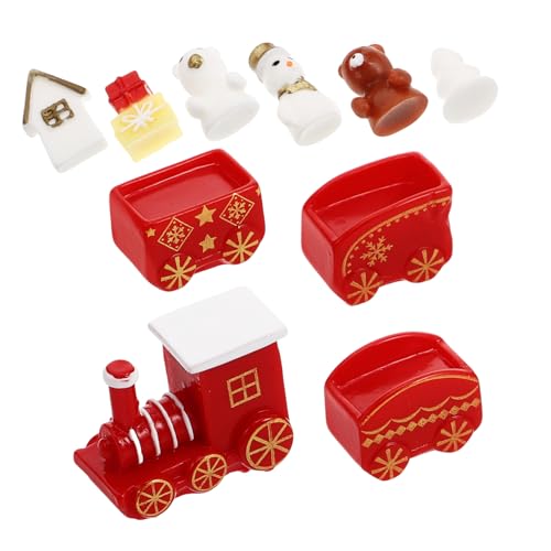 BESPORTBLE 10 Stück Teiliges Miniatur Zug Dekorset mit Schneemann Weihnachtsdeko Handgefertigte Holzzug Figuren für DIY Tischornament Vielseitige Mini Lokomotiv Verzierungen für Festliche BESPORTBLE 10 Stück Teiliges Miniatur Zug Dekorset mit Schneemann Weihnachtsdeko Handgefertigte Holzzug Figuren für DIY Tischornament Vielseitige Mini Lokomotiv Verzierungen für Festliche von BESPORTBLE